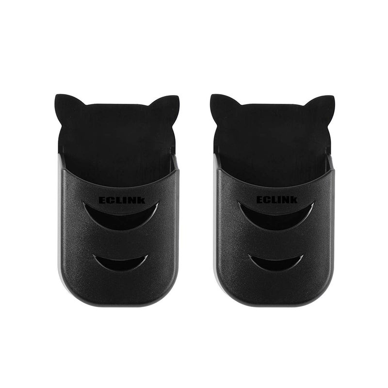 ECLINK Universal Remote Holders for TCL/ Hitachi/ LG/ Sharp/ Insignia/ Sanyo/ Hisense/ Toshiba/ Element/ RCA Roku Remote Black (2 Pack) - Image 2